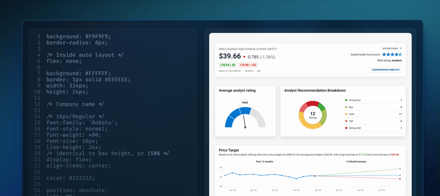 Scrolling IR content